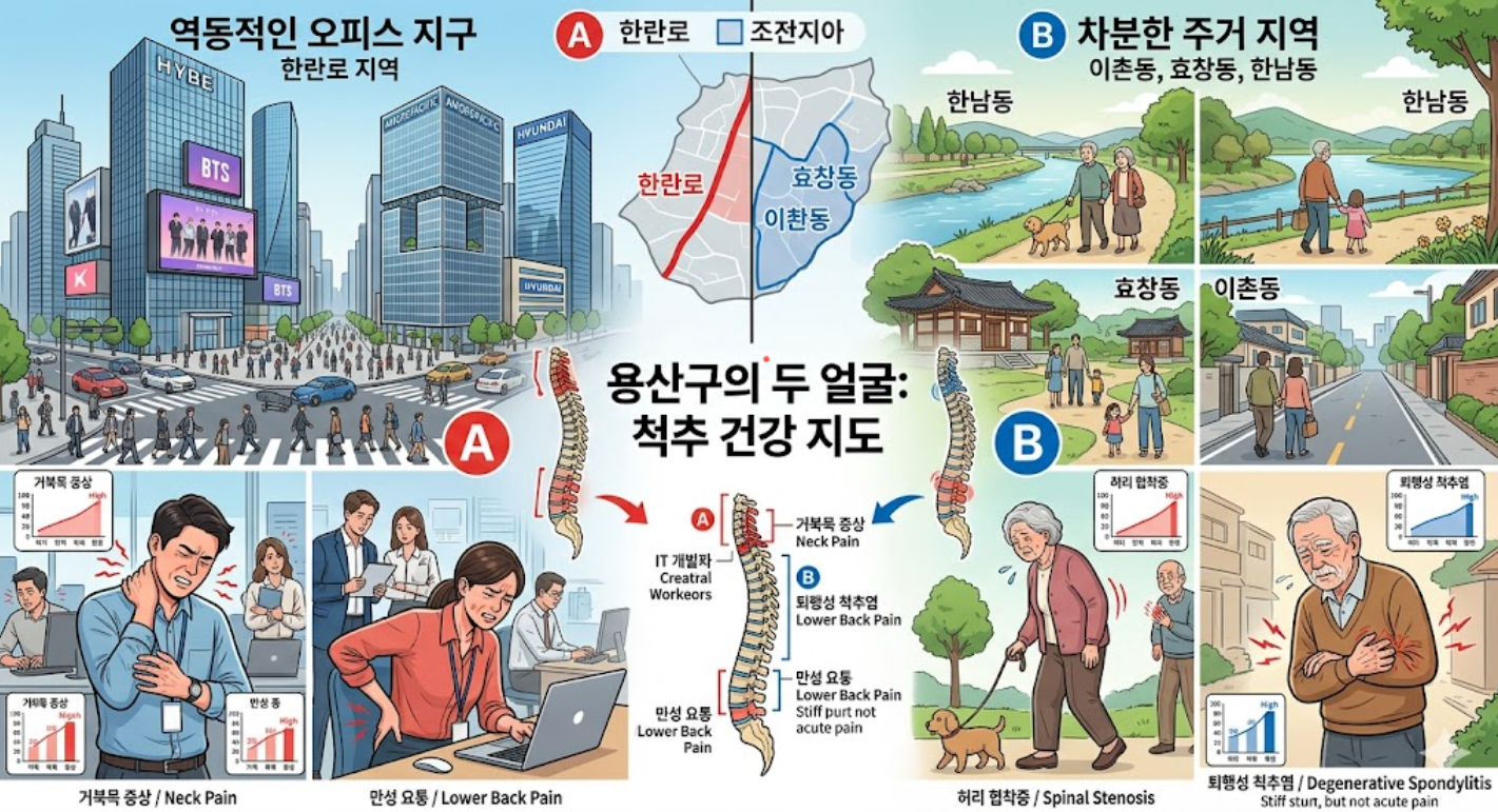 [용산 허리디스크] 수술 해야 할까? 불안한 당신을 위한 생체역학적 비수술 회복 솔루션